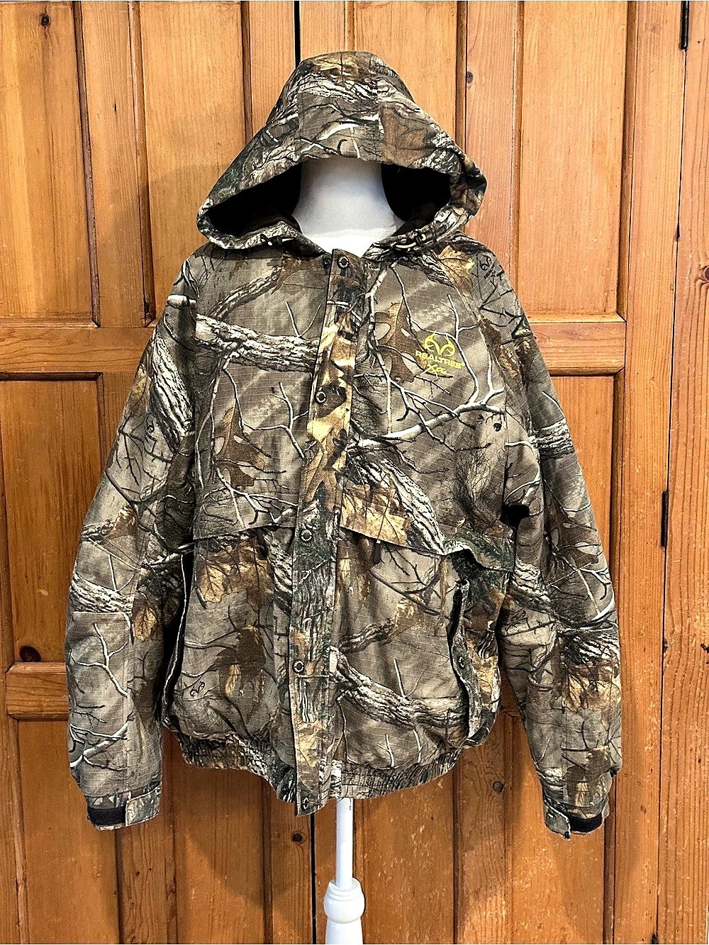 Realtree Men's Camo Hooded Performance Jacket 2XL